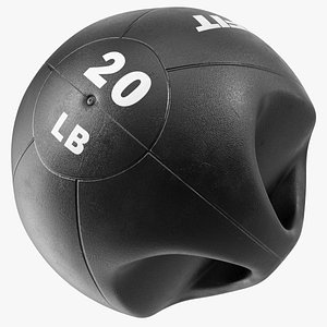 Medicine Dual Grip Ball 20LB Ritfit 3D model