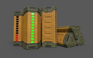 Sci-Fi Power Battery 3D