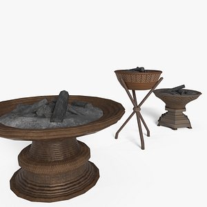 Greek Fire PitBurners 3D model