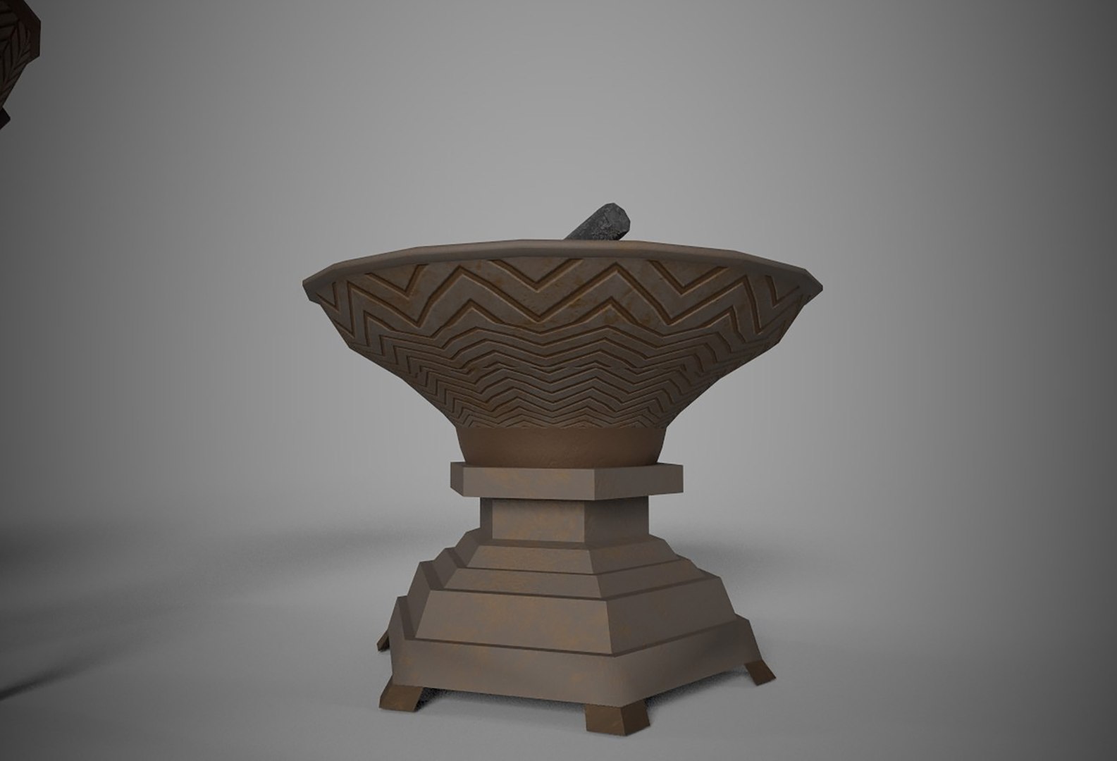 Greek Fire PitBurners 3D Model - TurboSquid 2064317