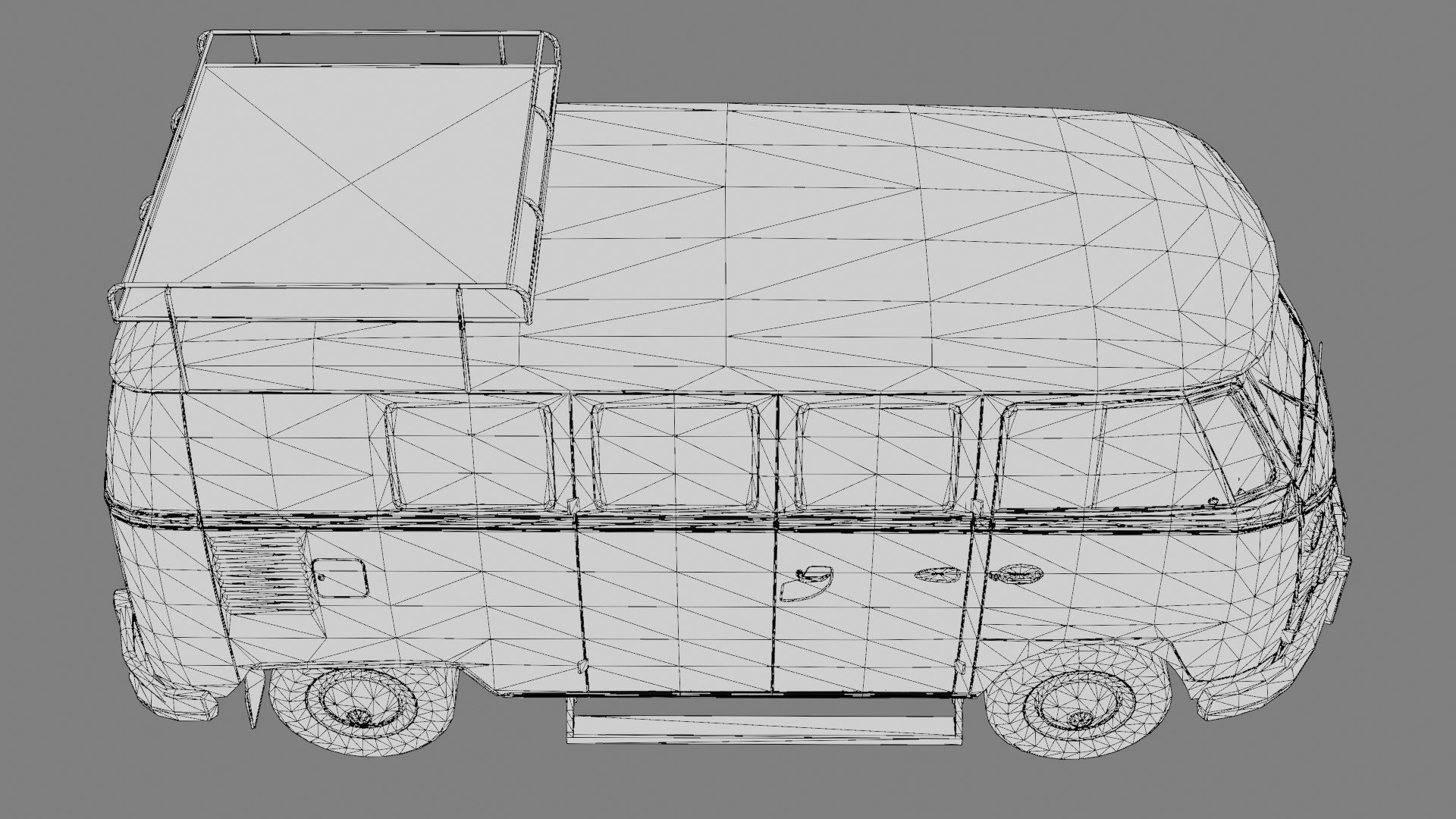 3D Model Volkswagen Bus-1965 - TurboSquid 2029558