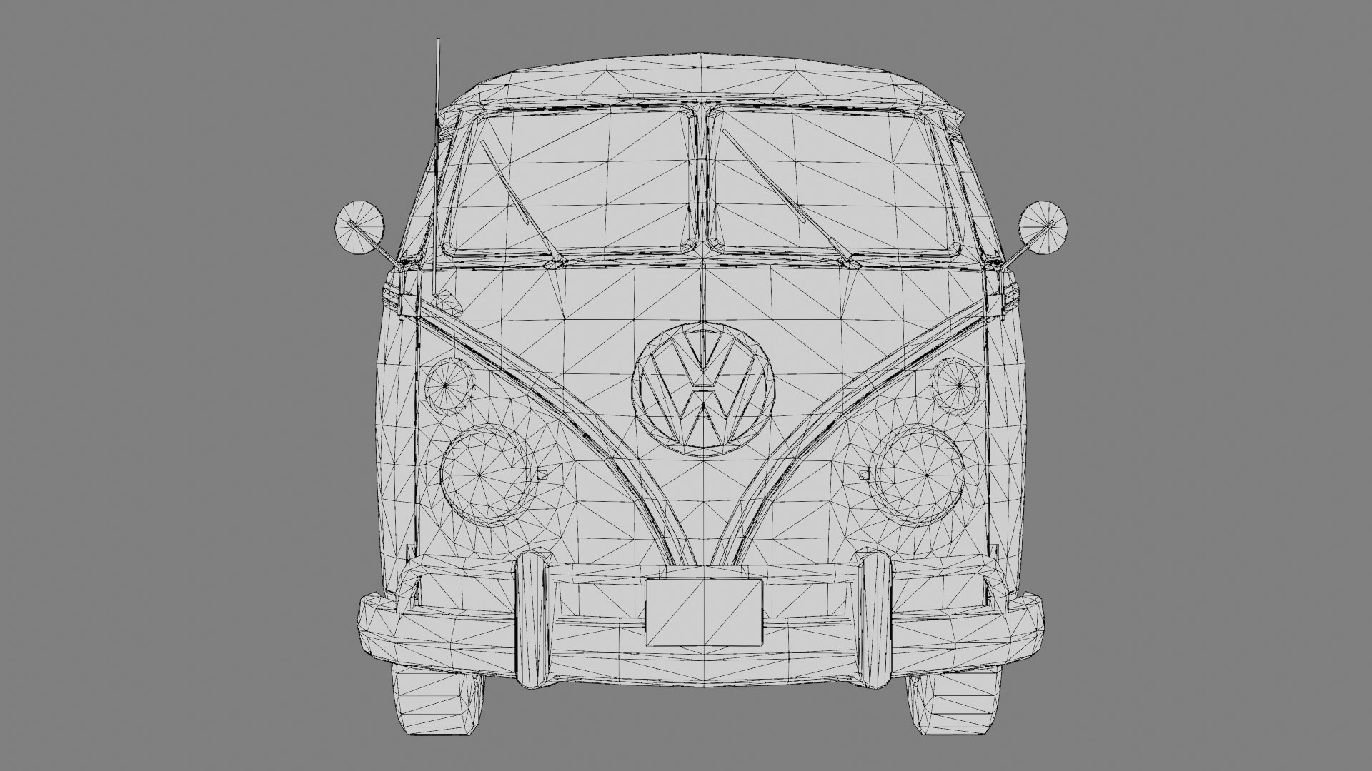 3D model Volkswagen Bus-1965 - TurboSquid 2029558