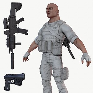ready soldier lods 3d max
