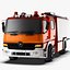 Camion dei pompieri Mercedes Benz Atego 2 in 1 (Low Poly e High Poly)