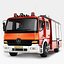 Camion dei pompieri Mercedes Benz Atego 2 in 1 (Low Poly e High Poly)