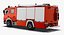 Camion dei pompieri Mercedes Benz Atego 2 in 1 (Low Poly e High Poly)