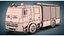 Camion dei pompieri Mercedes Benz Atego 2 in 1 (Low Poly e High Poly)