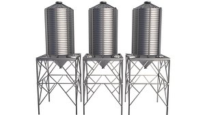 3D Grain Silo