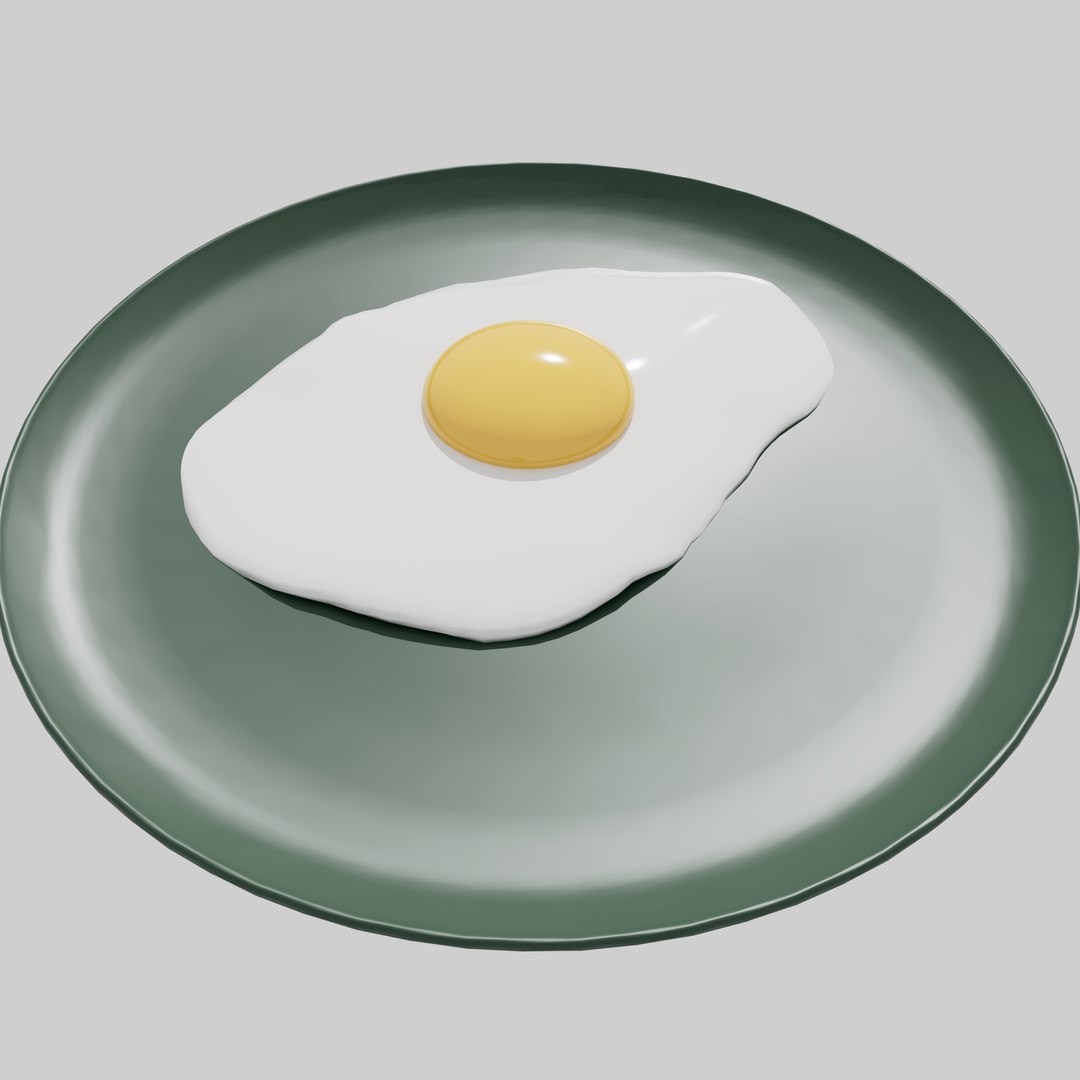 Fried egg 3D model https://p.turbosquid.com/ts-thumb/Im/YszUM0/8F/friedegg2/jpg/1763740122/1920x1080/fit_q87/e9fc5c8dec30485790b46933eb366d0b6d5f6370/friedegg2.jpg