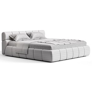 3D B B ITALIA Tufty Bed model