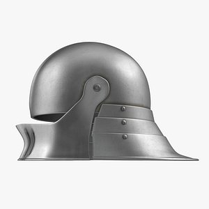 german sallet medieval helmet 3d max
