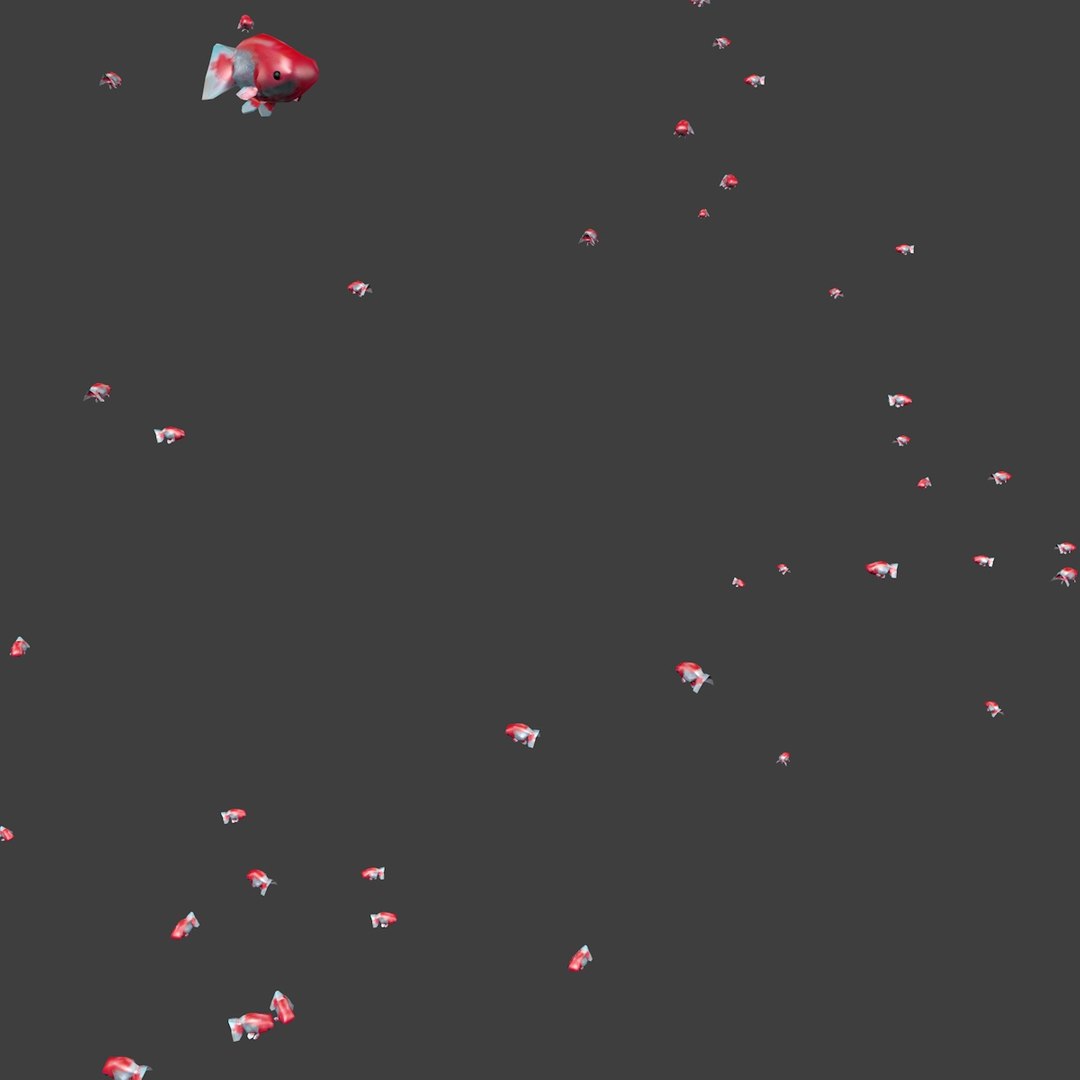 3D white red ranchu goldfishes model - TurboSquid 1408239