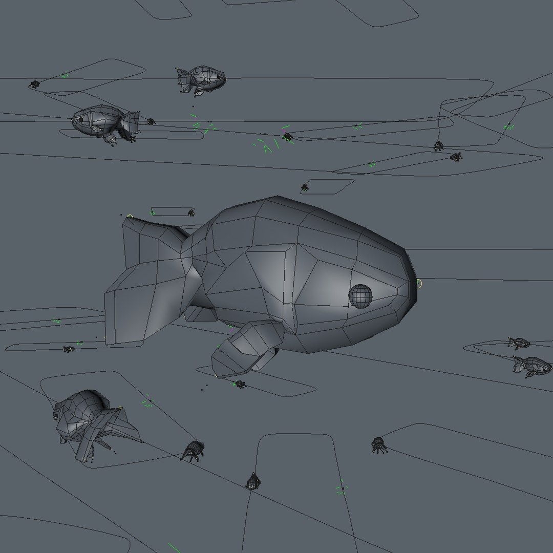 3D white red ranchu goldfishes model - TurboSquid 1408239