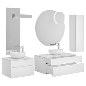 Jorno Decent 60-80-100-120 white 3D model
