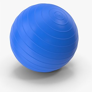 Blue Exercise Ball