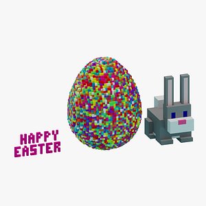Voxel Easter Pack 3D model