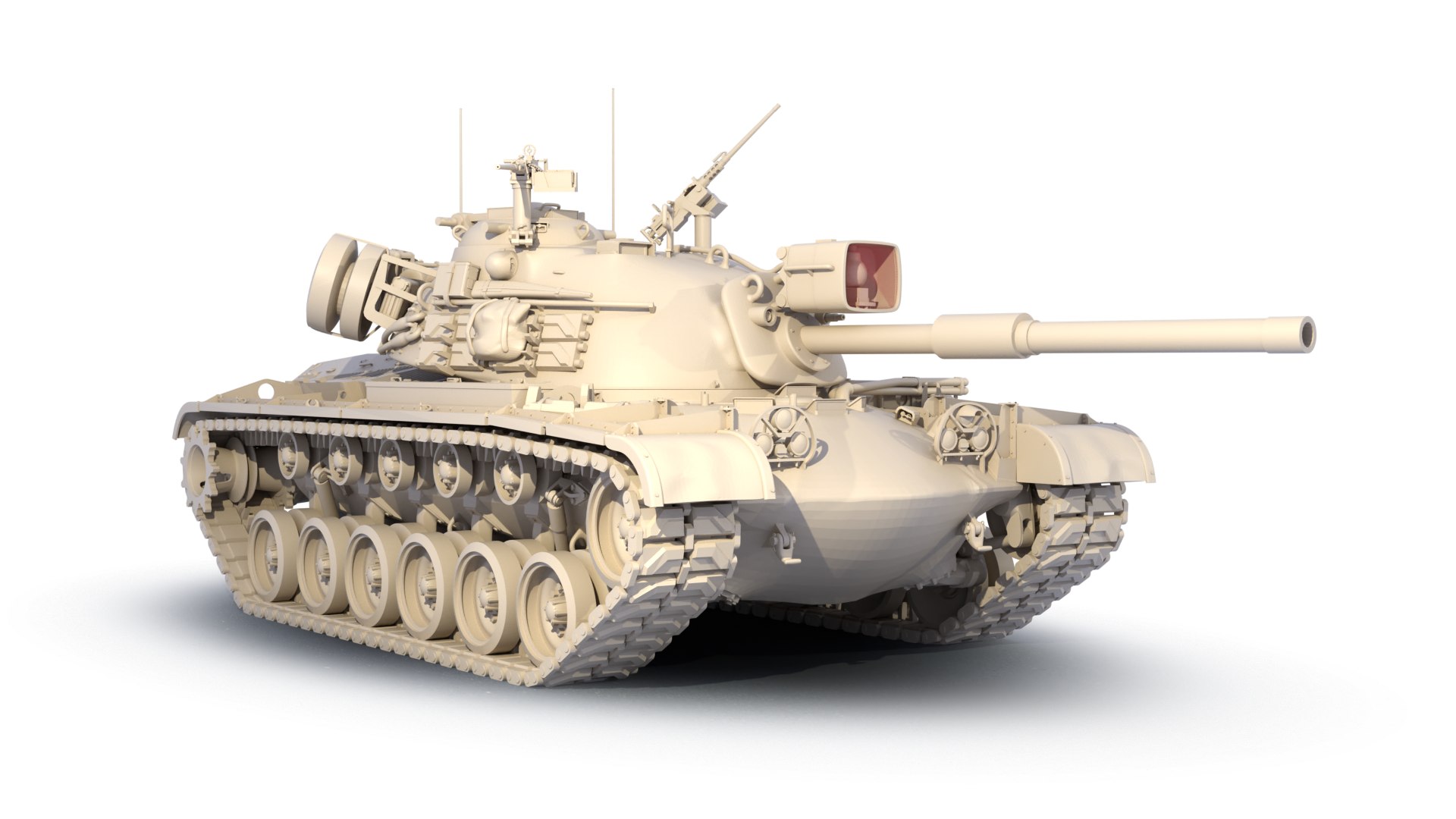 M48A5 3D model - TurboSquid 2154831