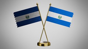 Table Flag of El Salvador