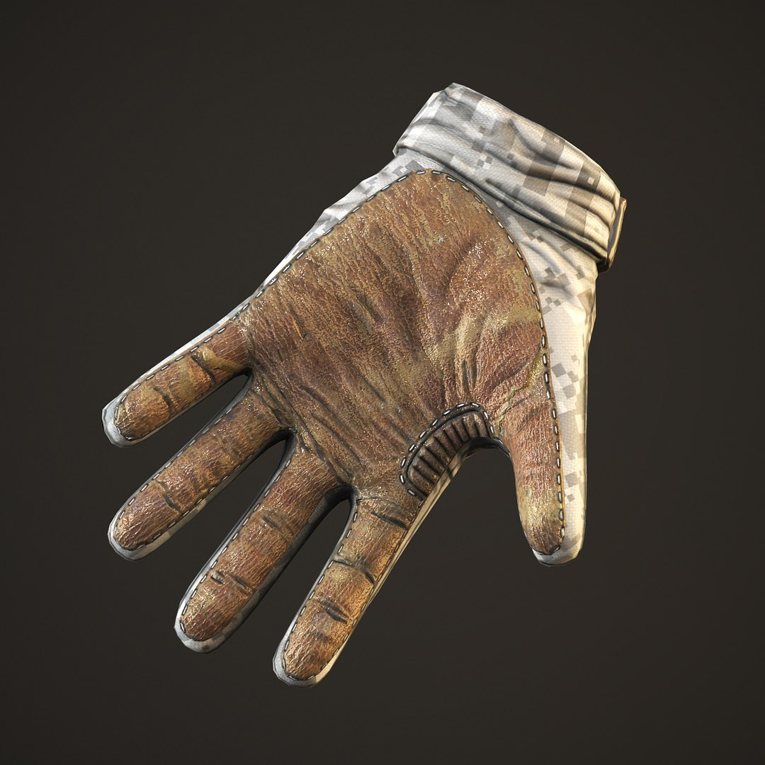 Sci-fi Gloves 3d Max