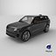 Grey Mid-Size Sport SUV 3D model