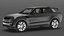 Grey Mid-Size Sport SUV 3D model
