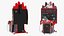 Arcade Machine Aliens Armageddon On State State Rigged for Cinema 4D