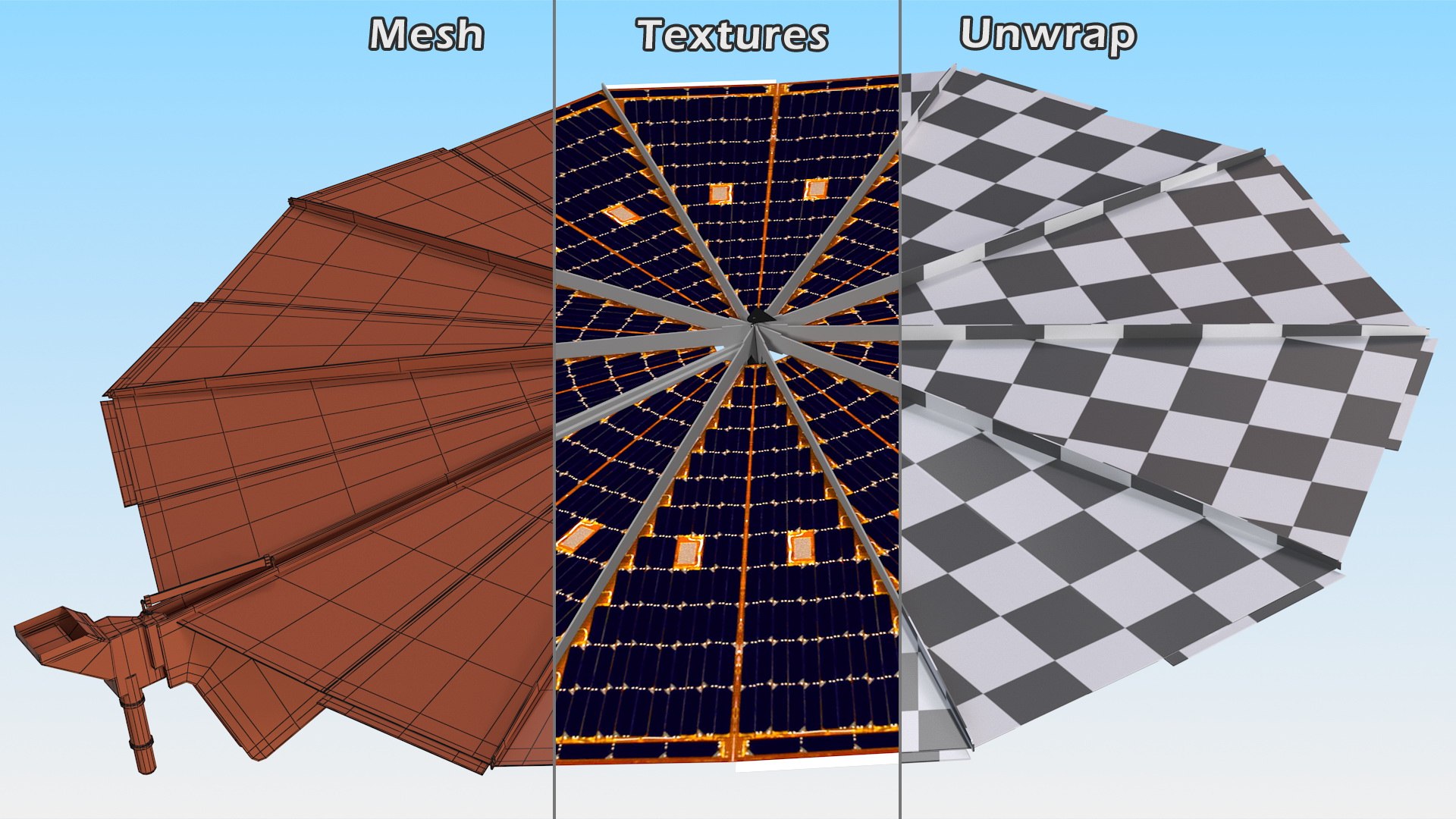lander solar array 3D model https://p.turbosquid.com/ts-thumb/Im/wN6xcz/FDRuZN62/landersolararrayc4dmodel012/jpg/1606797888/1920x1080/fit_q87/77f9e288bb2e277aef77931e59500f7aca0c0c75/landersolararrayc4dmodel012.jpg