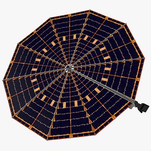 lander solar array 3D model