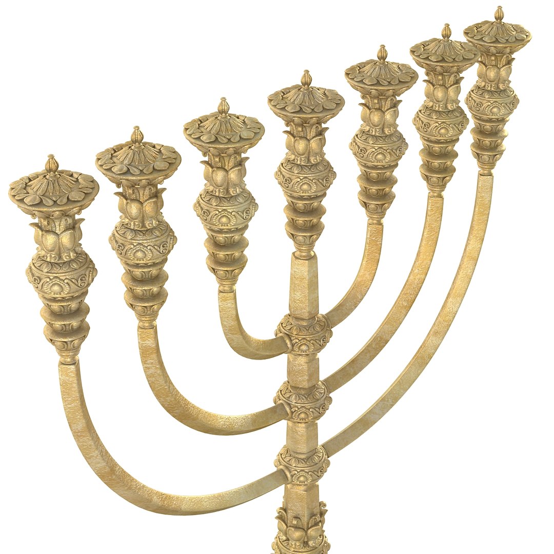 Menorah 3d Model