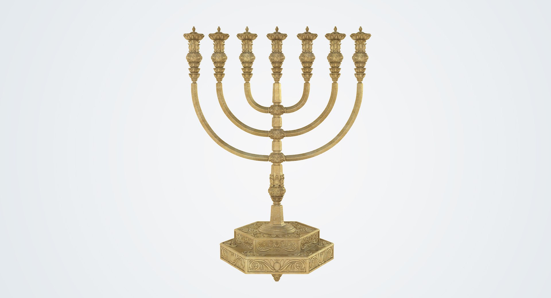 Menorah 3d Model
