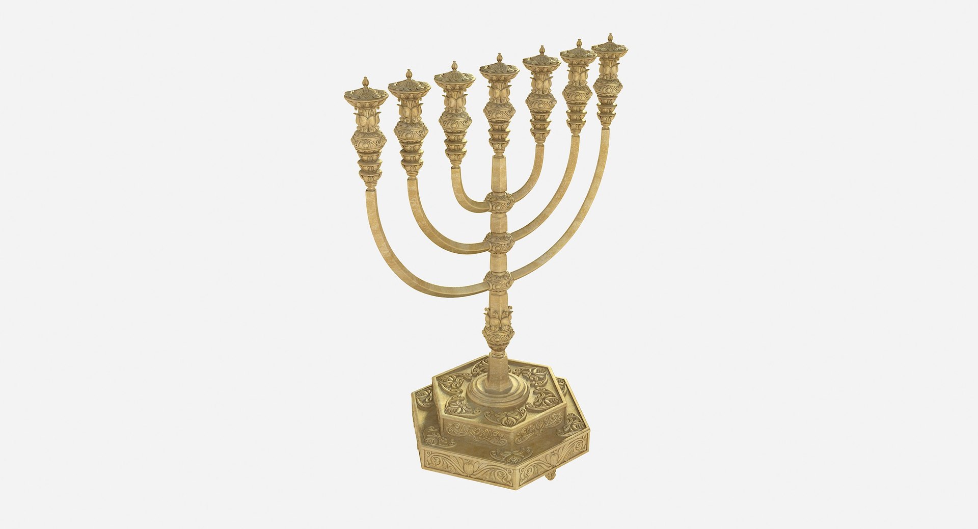 Menorah 3d Model