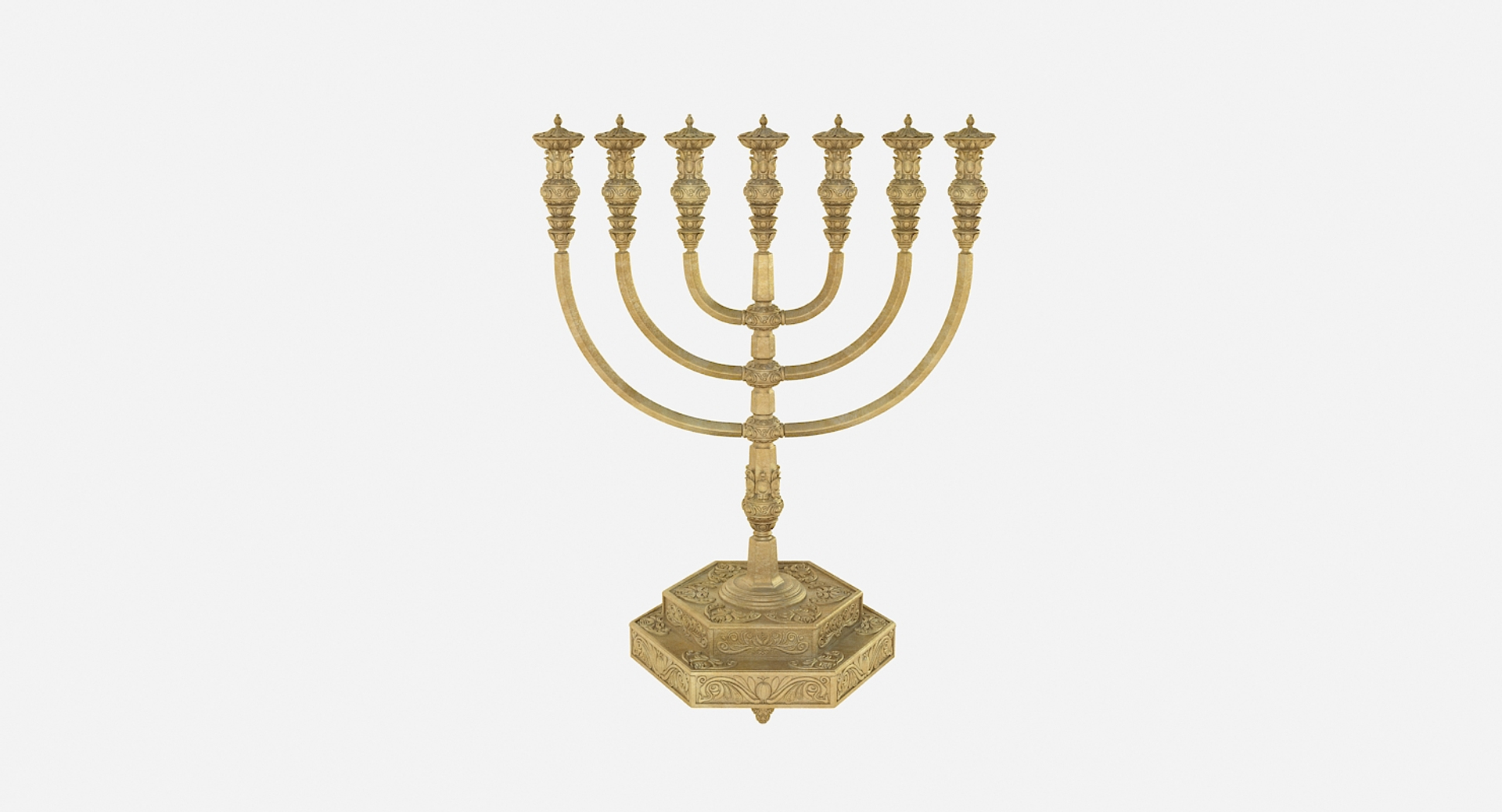 Menorah 3d Model