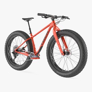 Trek Farley Bike Red 3D model