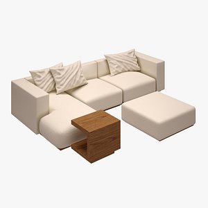 3d model sofa table