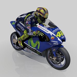 valentino rossi yamaha 3d max