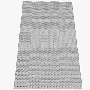 Tapis tresse en laine Bruna