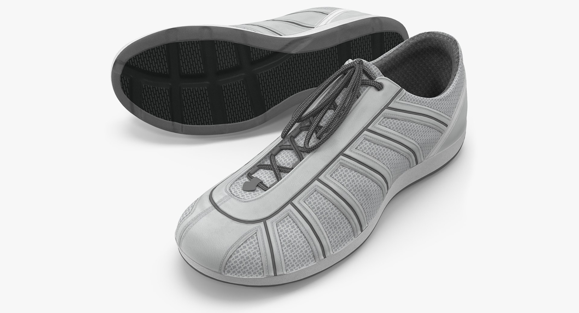 Fencing Shoes 3D model preview