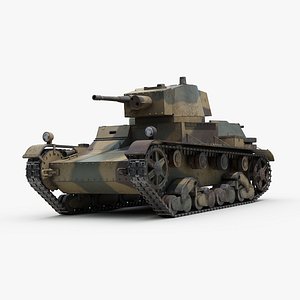 ww2 polish light tank 3D