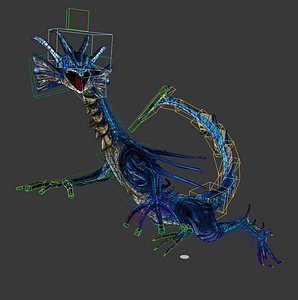 3ds max toon water dragon