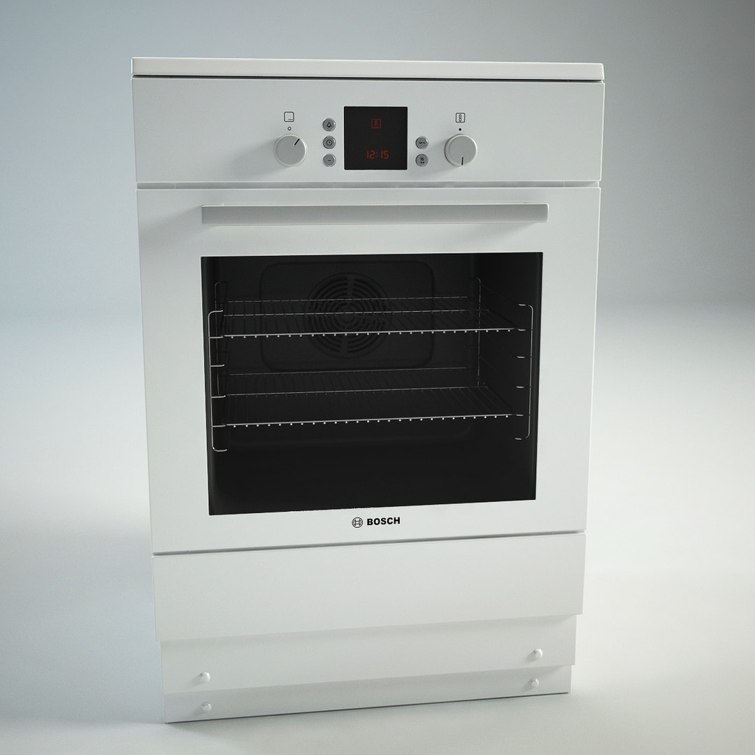 3d model bosch oven