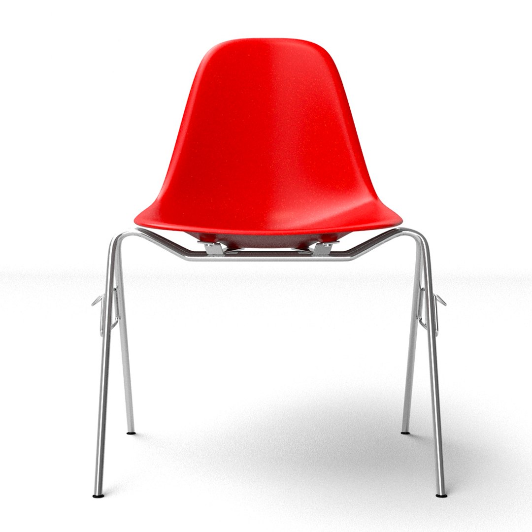 Eames Molded Plastic Chair Seat 3d Model