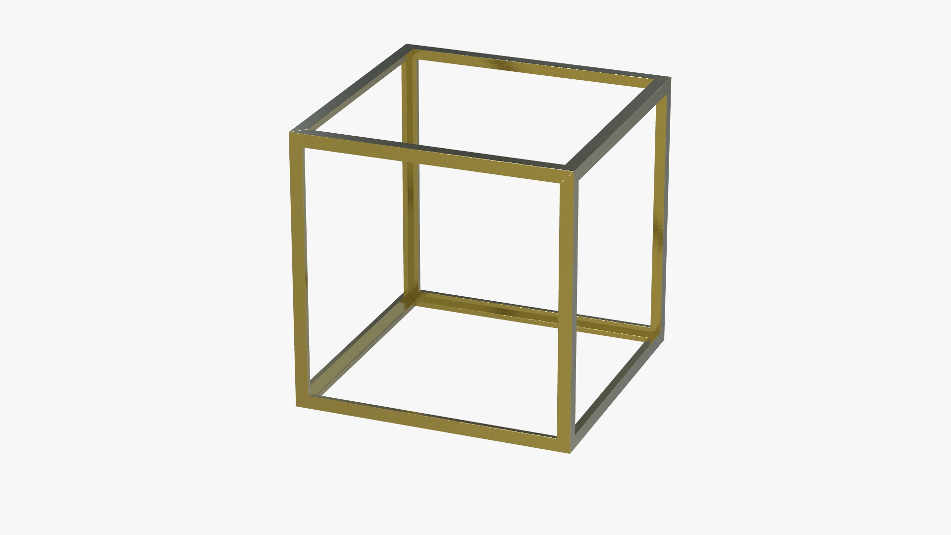 Cube Frame 3D Model - TurboSquid 2052466