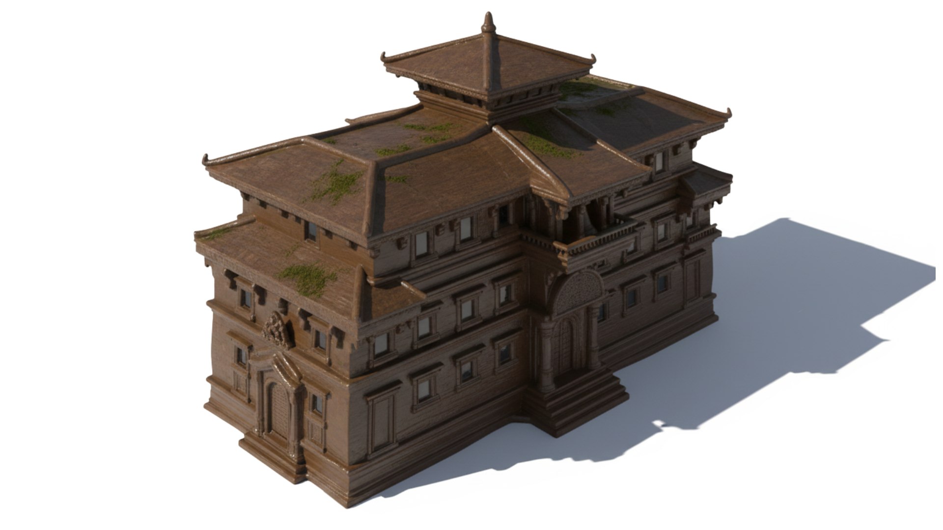 Traditional Temple Architecture High Detail 3D Model 3D - TurboSquid ...