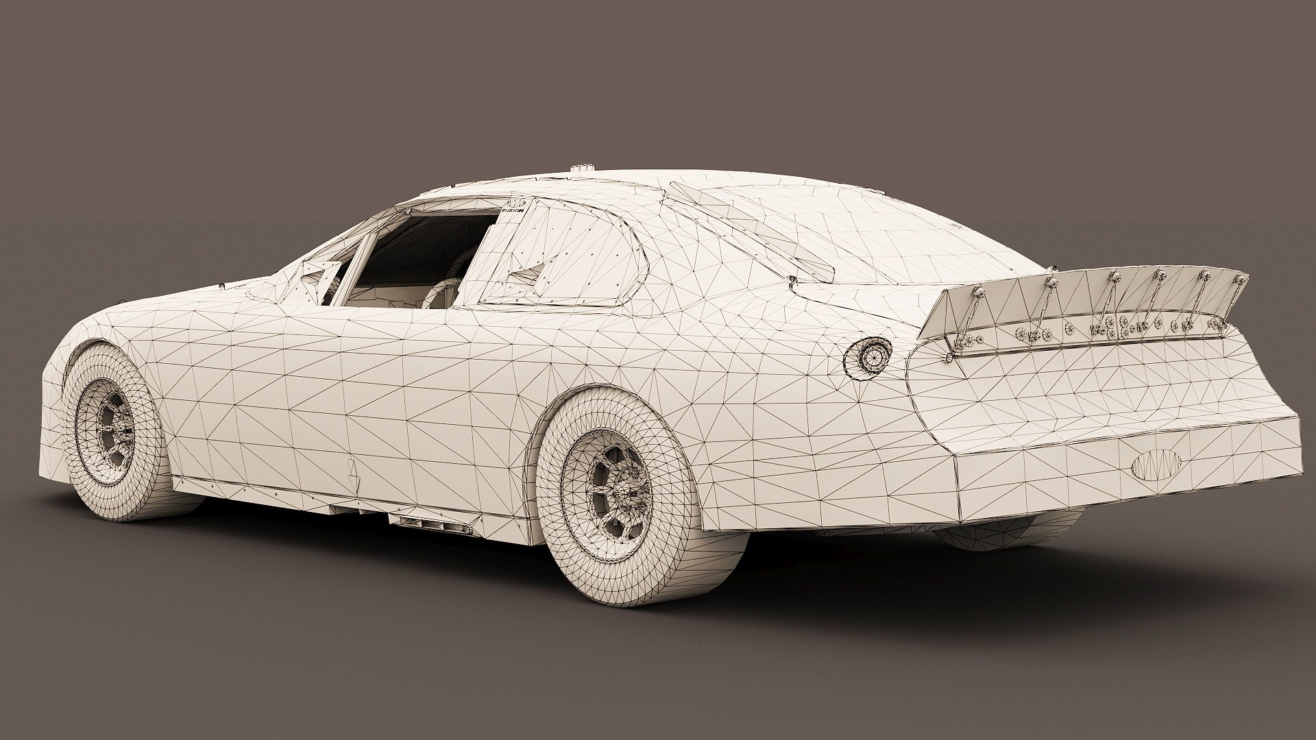 3D Ford Fusion Nascar 2007 - TurboSquid 2031919