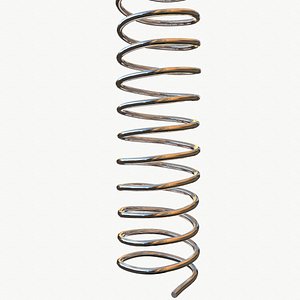 metal spiral spring 3D model