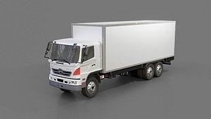 3D model Hino Jumbo Ranger FM 320 2020 Box Truck