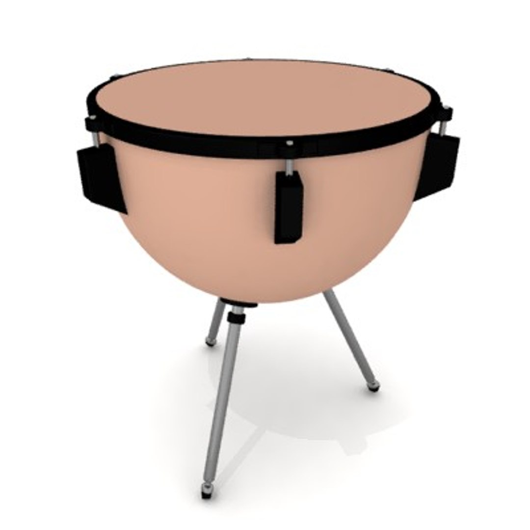 3d Percussion Timpani Model