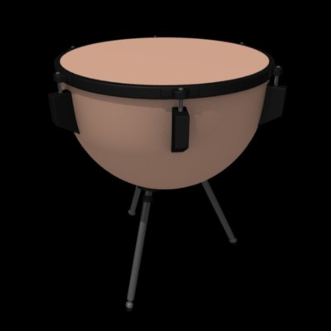 3d Percussion Timpani Model