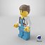 Lego Minifigur Ärztin 1