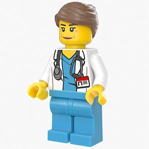 Lego Minifig Female Doctor 1